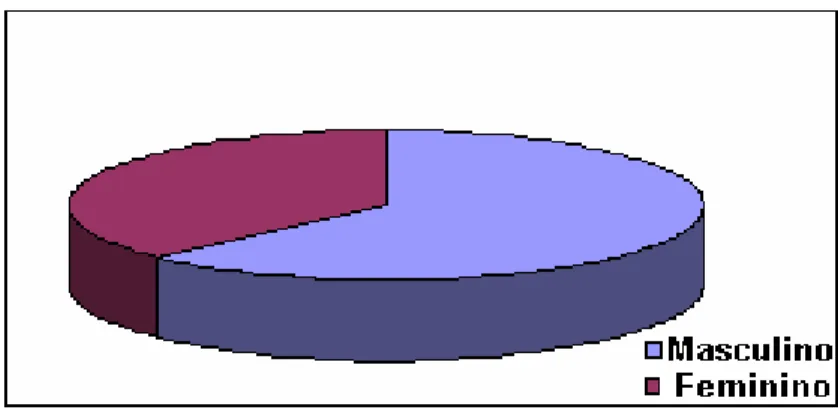 Gráfico   4- Caracterização dos autores quanto ao sexo 