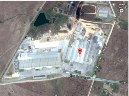 Figura 15: Imagem aérea da Indústria de Alimentos situada no município de Lagarto / SE