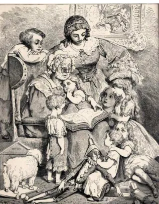 Figura 2: Ilustração de Contos de mamãe Gansa, por Gustave Doré. 