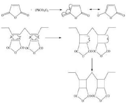 Figura  8  –  Reação  entre  óleo  vegetal  e  anidrido  maleico  na  presença  de  radical  livre  (HASHEM  et al.,  2013)