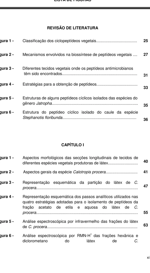 Figura 1 -  Classificação dos ciclopeptídeos vegetais....................................
