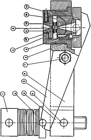 Figura 3.7: Ilustrac¸˜ao de uma cˆamara de bigornas de diamante usada neste trabalho. Retirada de [41]