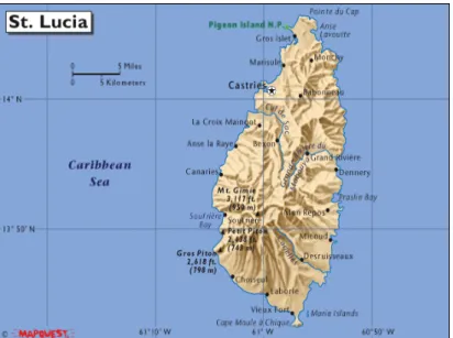 Figura 1 – Mapa de Santa Lúcia 