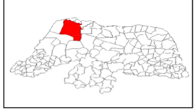 Figura 1 – Localização geográfica da cidade de Mossoró no Estado do Rio Grande do Norte 