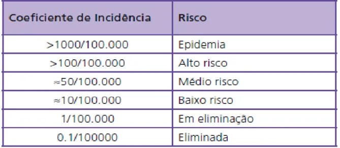 Figura 1  –  Classificação de risco. Uma Proposta de Integração Ensino - Serviço. 