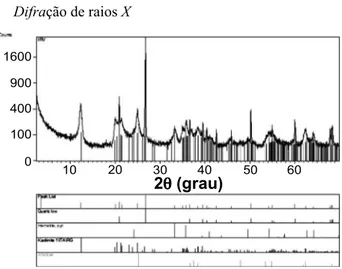 Tabela IV - Resultados dos ensaios cerâmicos – amostra 2RB queimada (850  0 C, 950  0 C e 1250  0 C)
