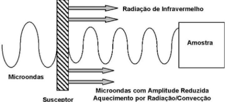 Figura 6: Aquecimento com a utilização de susceptor permanente.