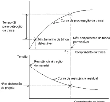 Figura 2.6 - Problema de engenharia de uma trinca em uma estrutura 