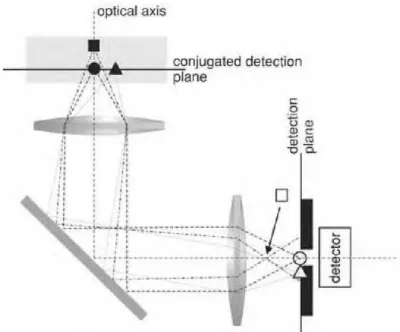Figura 2.11: Princípio confocal adotado nos microscópios ópticos confocais [16].