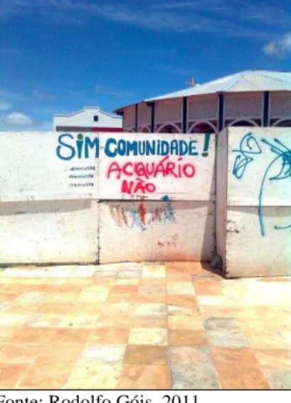 Figura 4  –  Manifestação contra a construção do Acquário do Ceará 