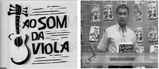 Figura 11- Programa ao Som da Viola com Geraldo Amâncio – TV Diário 