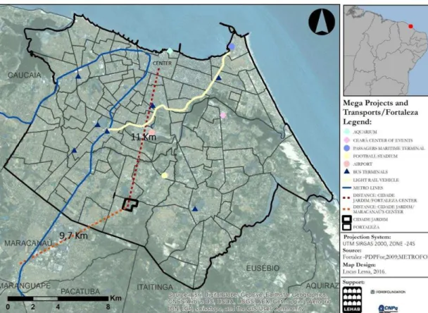 Figure 2: Mega Projects and Transports.