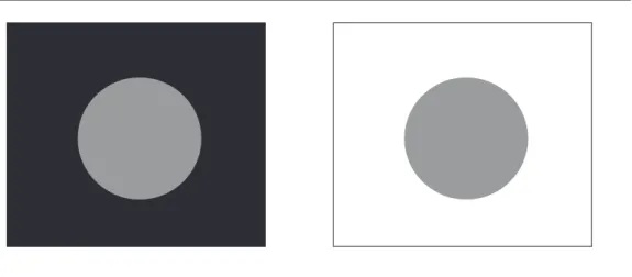 Figura 1. Contraste entre o cinza e o fundo preto e branco 3