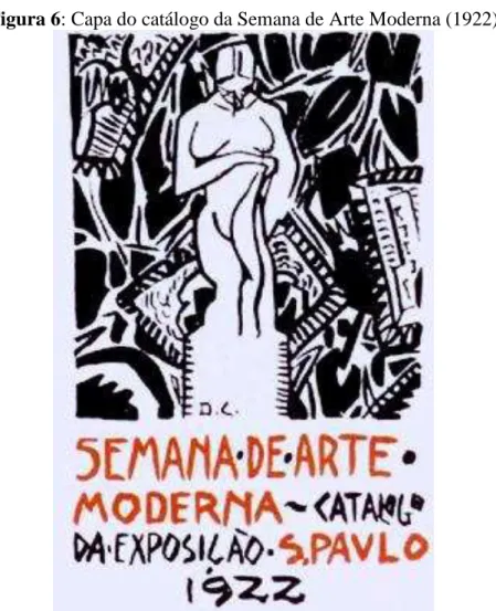 Figura 6: Capa do catálogo da Semana de Arte Moderna (1922) 