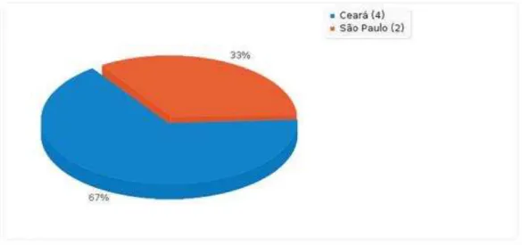 Figura 9 - Qual estado brasileiro onde a maior parte da sua organização está localizada? 