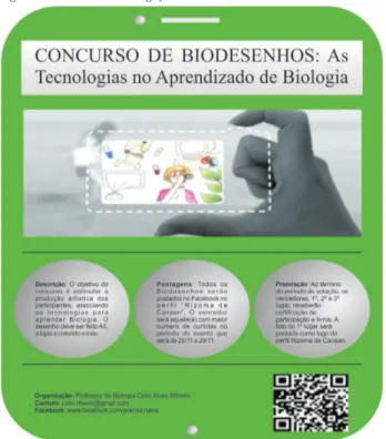 Figura 6 - Cartaz de divulgação do concurso de Biodesenho