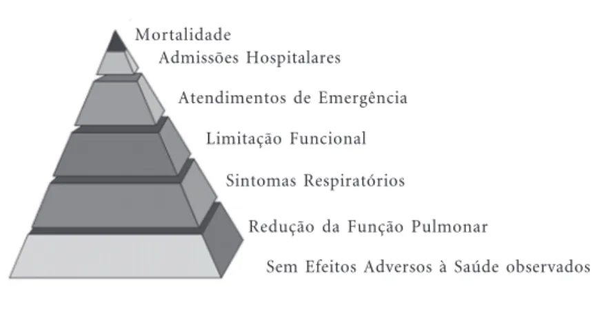 Figura 1. Pirâmide dos Efeitos à Saúde.
