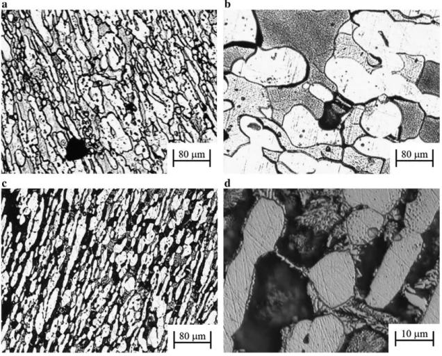 Fig. 11 – Pits and corrosion attack observed just after the anodic polarization tests: (a) SD-A-ST (as received); (b) SD-B-ST (as received);