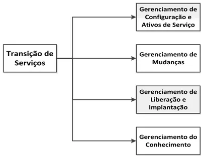 Figura 04 - Mapa de Processos do Livro de Transição de Serviços 