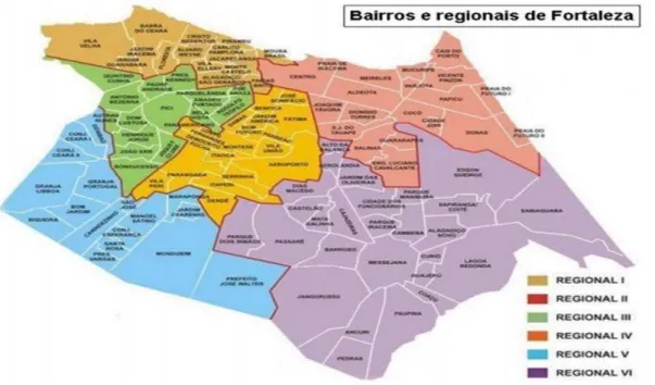 Figura 1 – Mapa de Fortaleza 