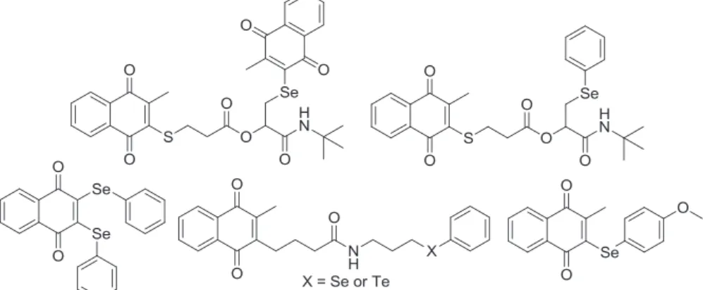 Fig. 1. Organochalcogen compounds described by Jacob and co-workers.
