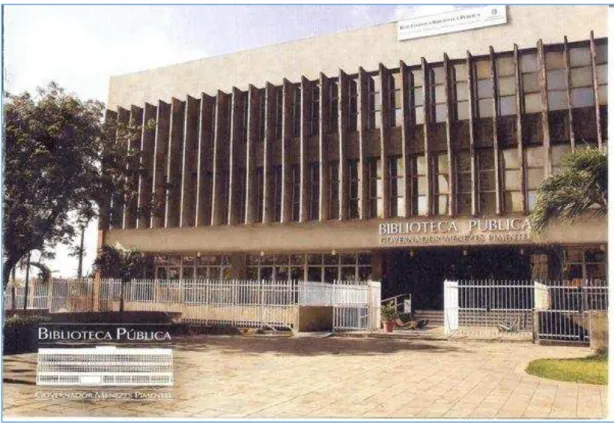 Figura 9: Prédio da Biblioteca Pública Governador Menezes Pimentel, onde funcionaria, na  gestão do Prof