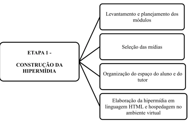 Figura 1 – Representação gráfica das etapas do estudo
