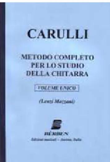 Figura 3: Capa do método completo para estudo da guitarra, do italiano Ferdinado Carulli 