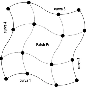 Figura 3.2 – Patch paramétrico P k .