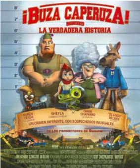 Figura 5: Cartaz do filme Deu a louca na Chapeuzinho Vermelho em espanhol 