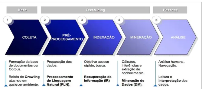 Figura 1 – Processo de Mineração de Texto