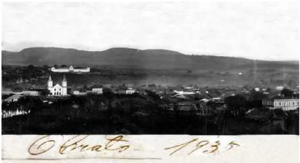 Figura 1 – Vista da Cidade do Crato no início do século XX. Acervo da autora.  