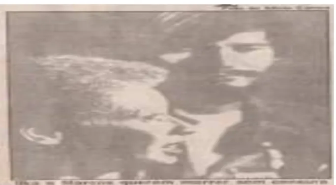 Figure 1 - Image extracted from the facsimile of the  journalistic matter: “Nurse from Sâo Paulo contracted  AIDS by treating prisoners with the disease,” broadcast  on 09.28.1987 in the  Jornal O Globo newspaper 
