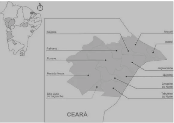 Figura 5 - Polo de Desenvolvimento do Agronegócio no Baixo Jaguaribe 