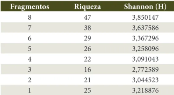 Table  2.  Richness and diversity of birds in forest 