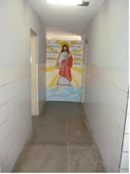 Figura 4  –  Imagem de Cristo no fim do corredor esquerdo.  