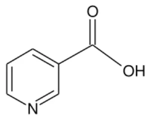 Figura 6  –  Representação estrutural da vitamina B 3 . 