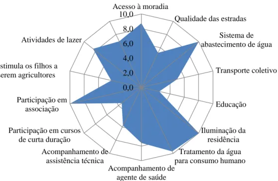 Gráfico 1 -  Dimesão social 