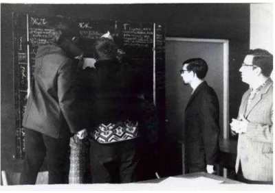 Fig. 6. Os preparativos para a reunião da III Escola de verão de 1968.   Fonte: Arquivo pessoal de Serguei Nekliúdov.