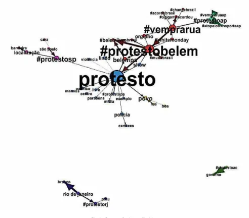 Fig. 7. Co-ocorrências região Norte