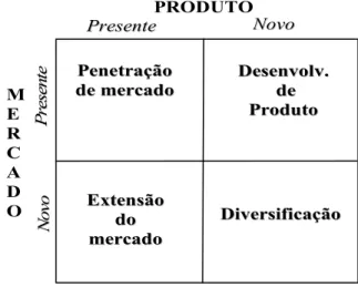 Figura 6 - Matriz de Ansoff 