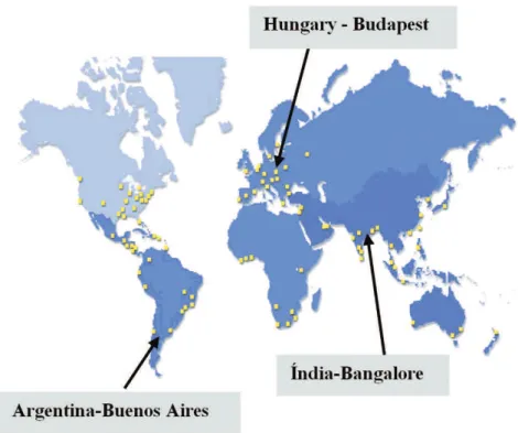 Figura 4. Localização do Global Center.