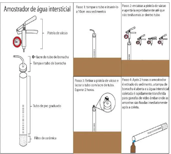 Figura 4: Amostrador para coleta de água intersticial