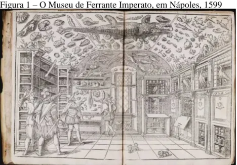 Figura 1 – O Museu de Ferrante Imperato, em Nápoles, 1599 