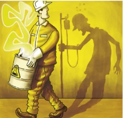 Figura 7: Trabalhador exposto a agentes químicos.