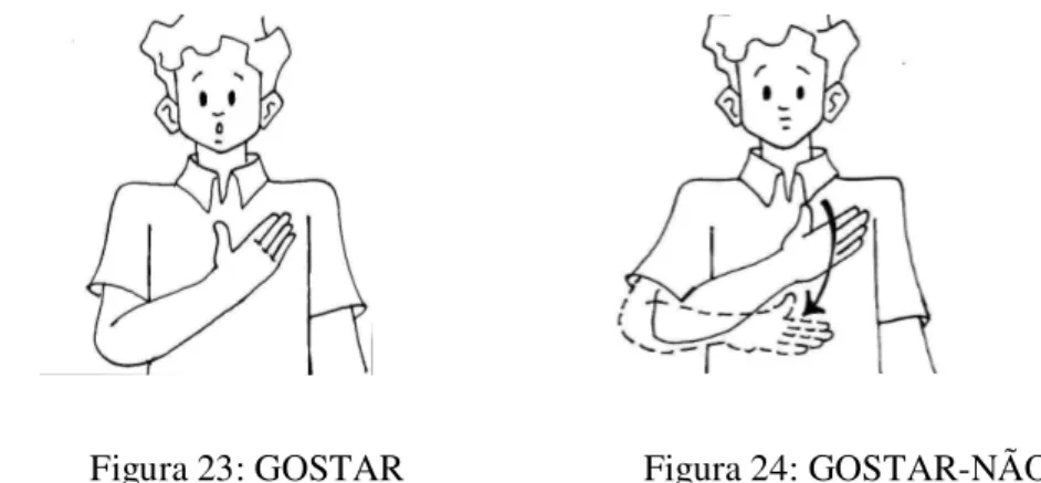 Figura 23: GOSTAR    Figura 24: GOSTAR-NÃO 