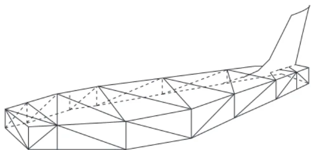Figura  2.  Idéia  de  uma  estrutura  tubular  especial  de  uma   aeronave.