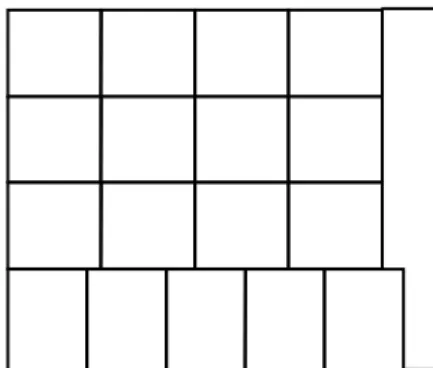 Tabela 8 - Resultados computacionais da amostra com 78 caixas do Martins  Palete  L  (mm)  W  (mm)  L/W  Área (m2)   Util