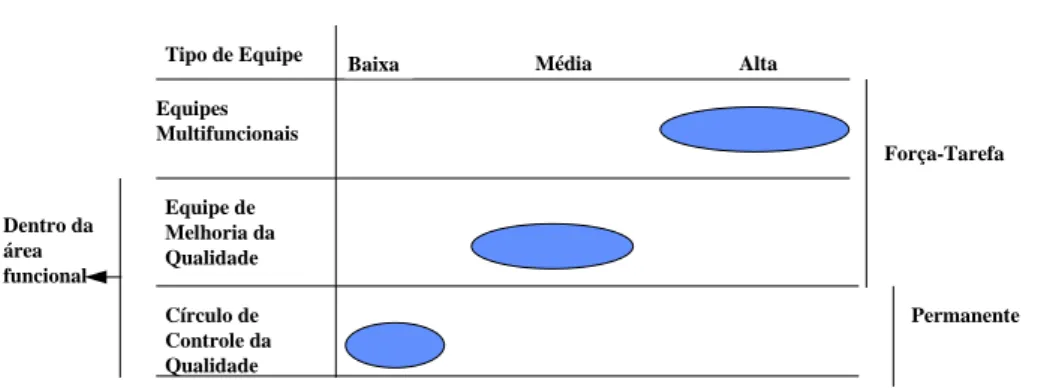 Figura 4: Tipos de Equipes 