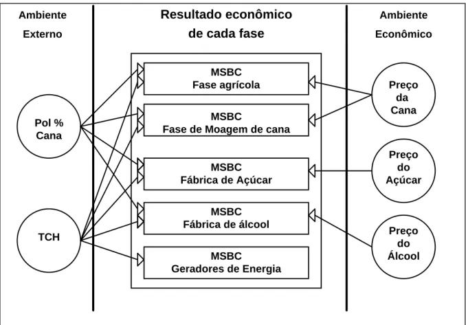 Figura 9. Influência de cada variável de incerteza no resultado econômico de cada fase do  processo produtivo 